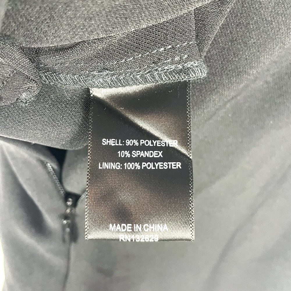 SOLD-Michael Costello Giada Black Jumpsuit - Picture 11 of 11